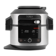 Ninja Foodi 11-in-1 SmartLid OL550UK 6 liter Multi Cooker - Roestvrij staal / Zwart