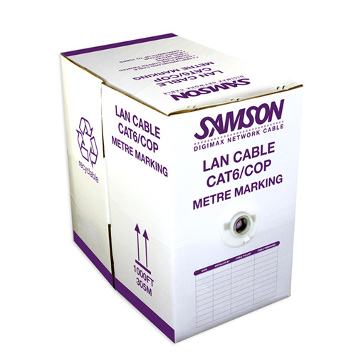 Samson 305m Samson CAT6 Copper LSZH PURPLE Internal Network Cable HDBaseT Certified 1
