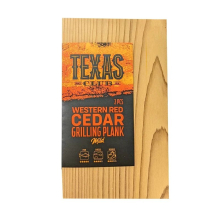 Texas Club Flavoured Cedar Grilling plank, 25x15x1 cm (2pcs)
