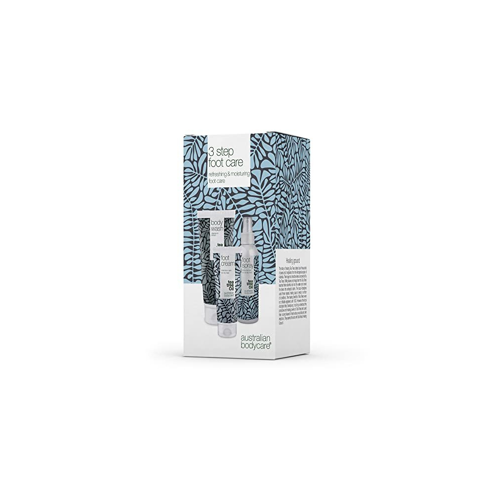 Tea Tree Oil Australian Bodycare Cream Foot Care Kit With Tea Tree Oil: Body Wash, & Spray - Soothing Relief For Athletes, Runners & Anyone In Need