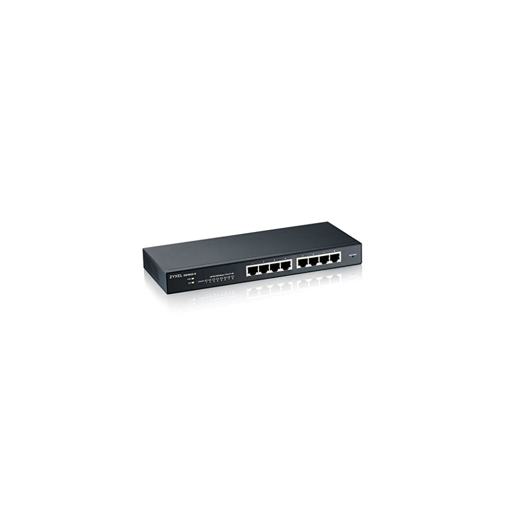 8-Port Gigabit Switch | Smart Managed | Desktop/Wallmount And Fanless | Vlan, Igmp, Qos [Gs1900-8] 4718937621170