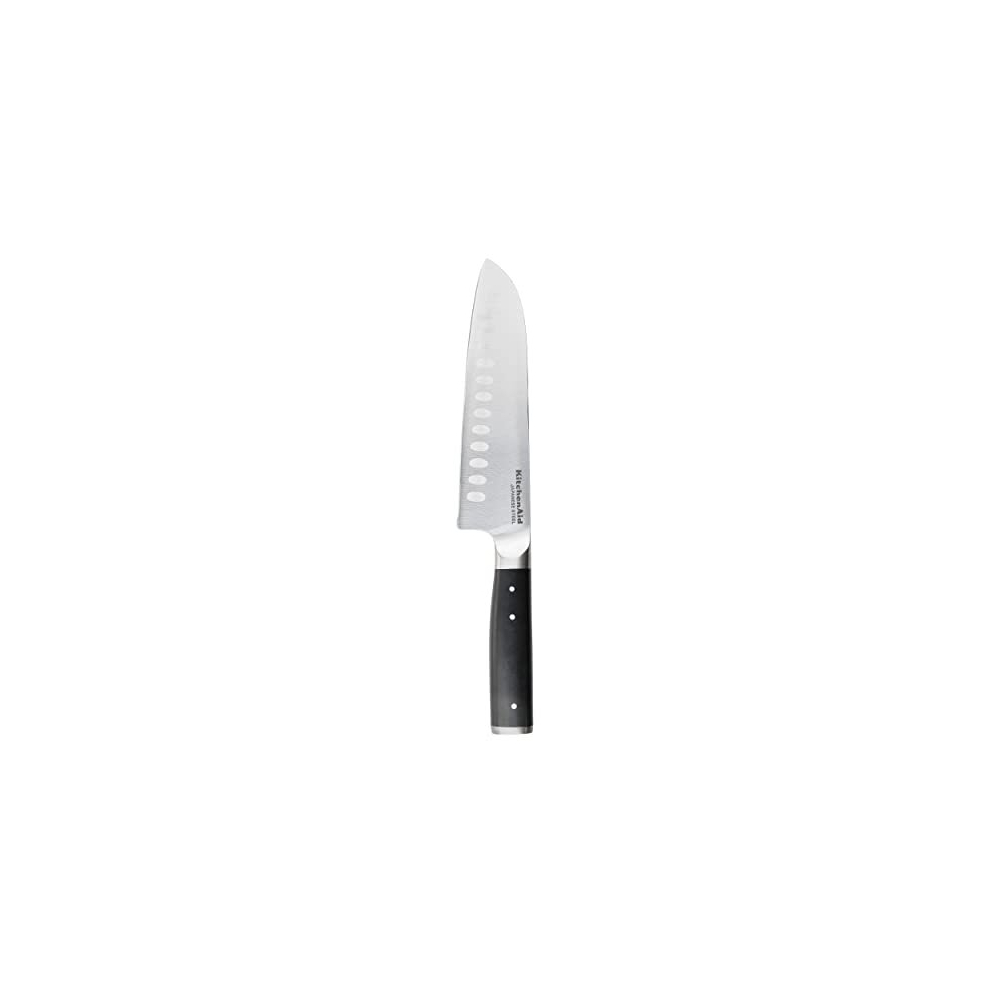 Gourmet 18cm / 7 Inch Santoku Kitchen Knife, Sharp High-Carbon Japanese Steel