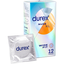 Nude, Condoms, Wide Fit, 12s, Ultra Thin, Designed To Feel It All, With Silicone Lube