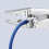 Knipex Pliers for Electrical Installation chrome-plated, insulated, VDE-tested with integrated tether attachment point for a 6