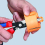 Knipex Pliers for Electrical Installation chrome-plated, insulated, VDE-tested with integrated tether attachment point for a 4