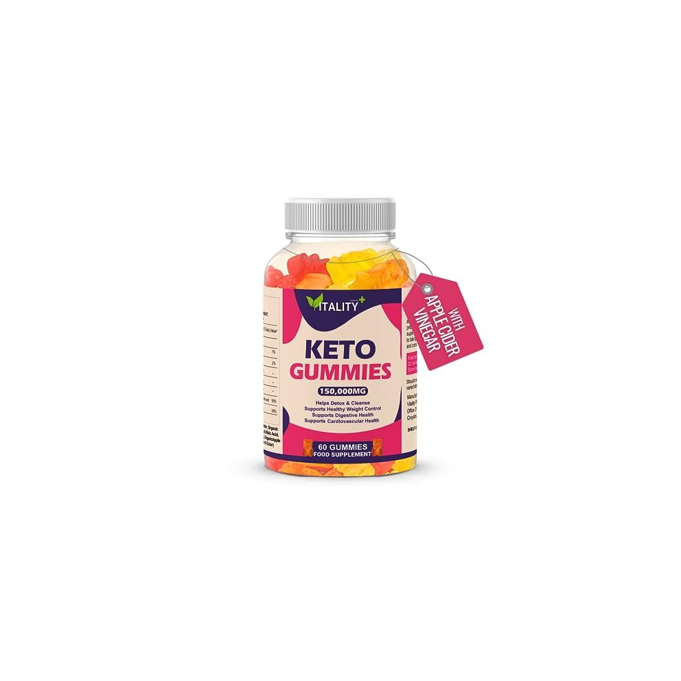 Keto Gummies Weight Loss Support Food Supplement - 60 Gummies â Low Calorie Snacks - No Added Sugars - Appetite