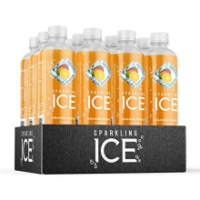 Sparkling Ice, Orange Mango Flavored Sparkling Water - Contains Vitamins- Only 12 calories- No Added Sugar - No Carbs