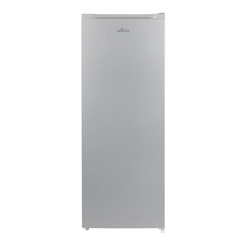 Willow Appliances Willow 177L Silver Tall Freezer, Reversible Door, Adjustable Thermostat