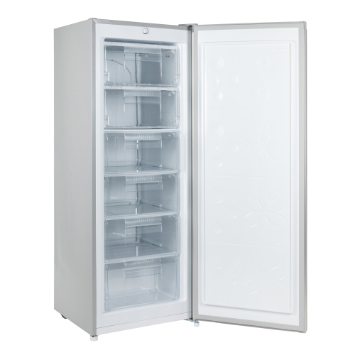 Willow Appliances Willow 177L Silver Tall Freezer, Reversible Door, Adjustable Thermostat 2