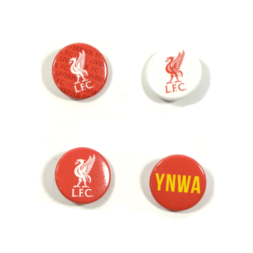 Liverpool FC Liverpool FC Four Pack Button Badges
