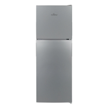 Willow 138L Silver Top Mount Fridge Freezer with Adjustable Thermostat