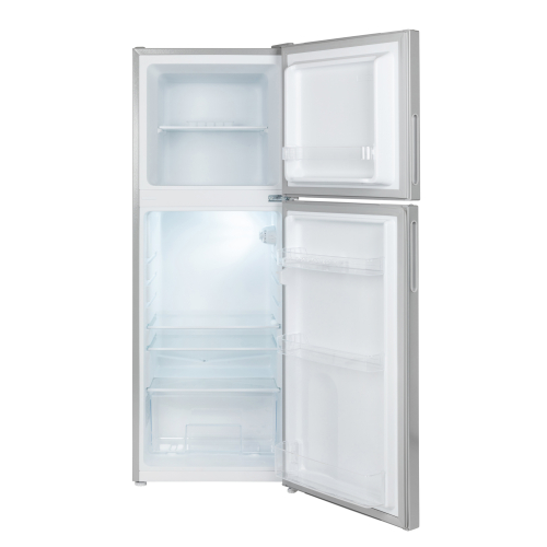 Willow Appliances Willow 138L Silver Top Mount Fridge Freezer with Adjustable Thermostat 2