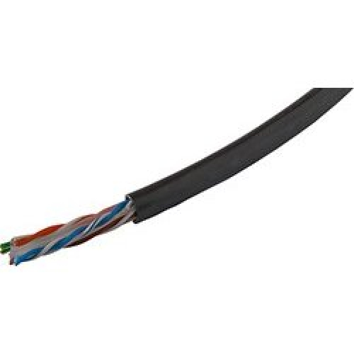 Samson 100m Samson CAT6 Copper LSZH BLACK External Network Cable Drum HDBaseT Certified 2