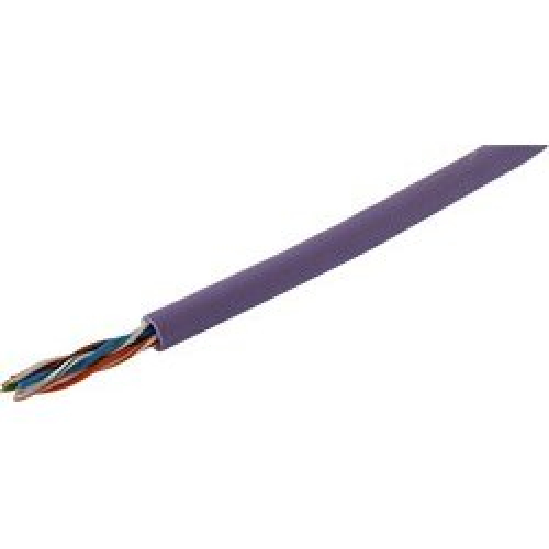 Samson 305m Samson CAT5E Copper LSZH PURPLE Internal Network Cable HDBaseT Certified 1
