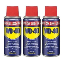 WD40 80ML Lubricant Spray (Pack of 3)