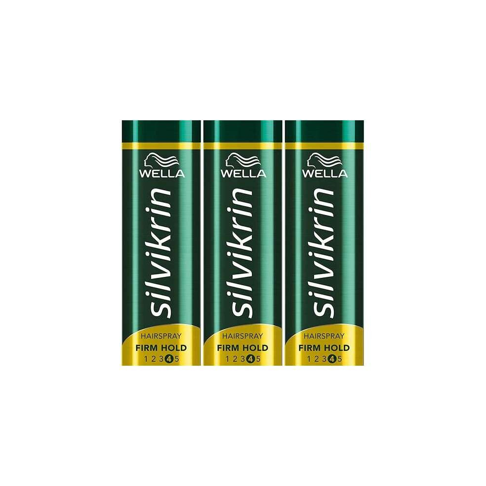 Wella Silvikrin Hairspray Firm Hold, 250 ml (Pack of 3)