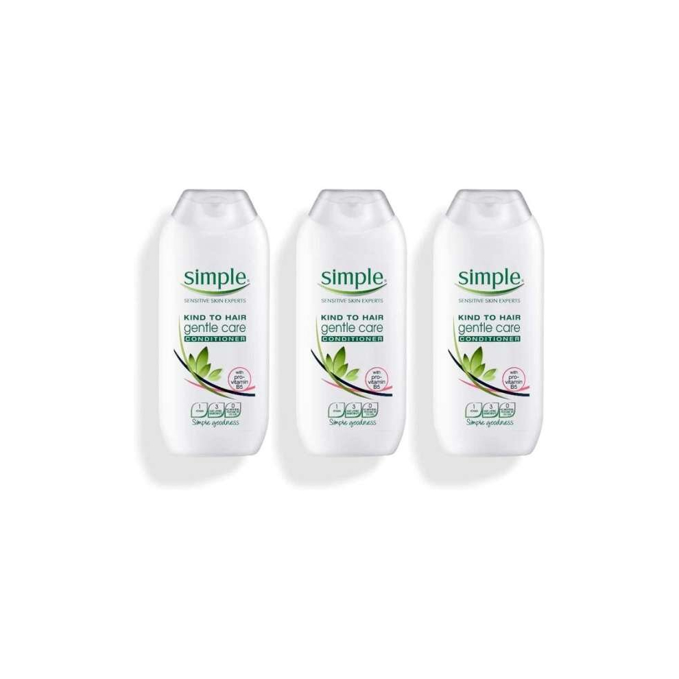 Simple Gentle Care Conditioner - 200ml (Pack of 3)