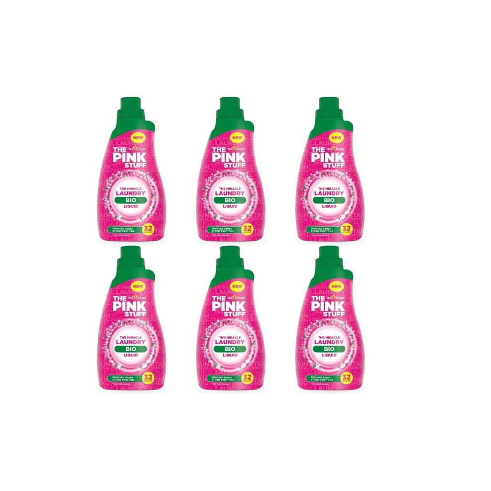 Stardrops The Pink Stuff Bio Laundry Liquid 960ml (Pack of 6)