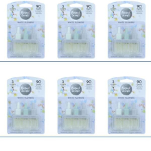 Perfect Scents White Flowers Refill, Compatible with 3volution, 20ml (Pack of 6)