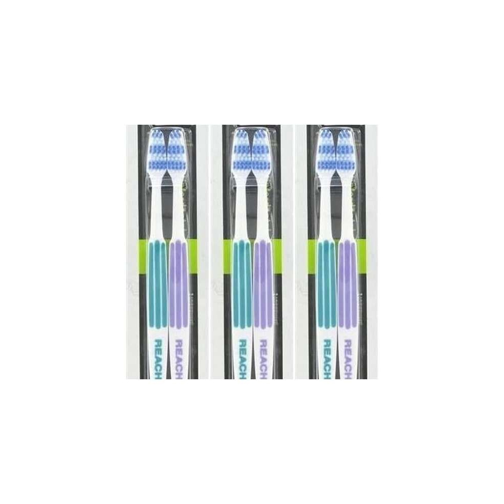 Listerine Duo Reach Interdental Firm Toothbrush - Pack of 2 (Pack of 3)