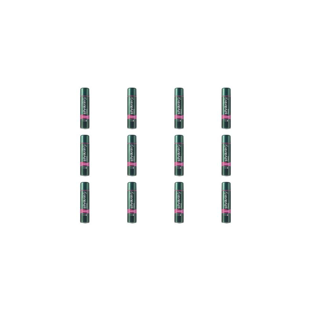 Wella Silvikrin Classic Hairspray Maximum Hold, 250 ml (Pack of 12)