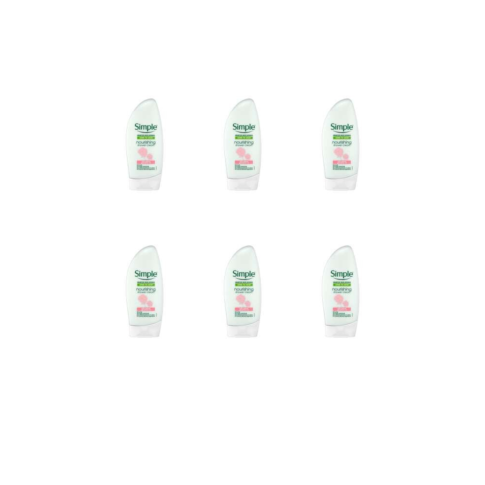 Simple Kind to Skin Nourishing Shower Cream 225 ml (Pack of 6)