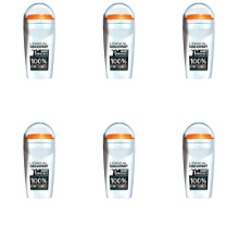 LOreal Men Expert Anti-Perspirant, Shirt Protect Roll-On Deodorant, 50ml (Pack of 6)