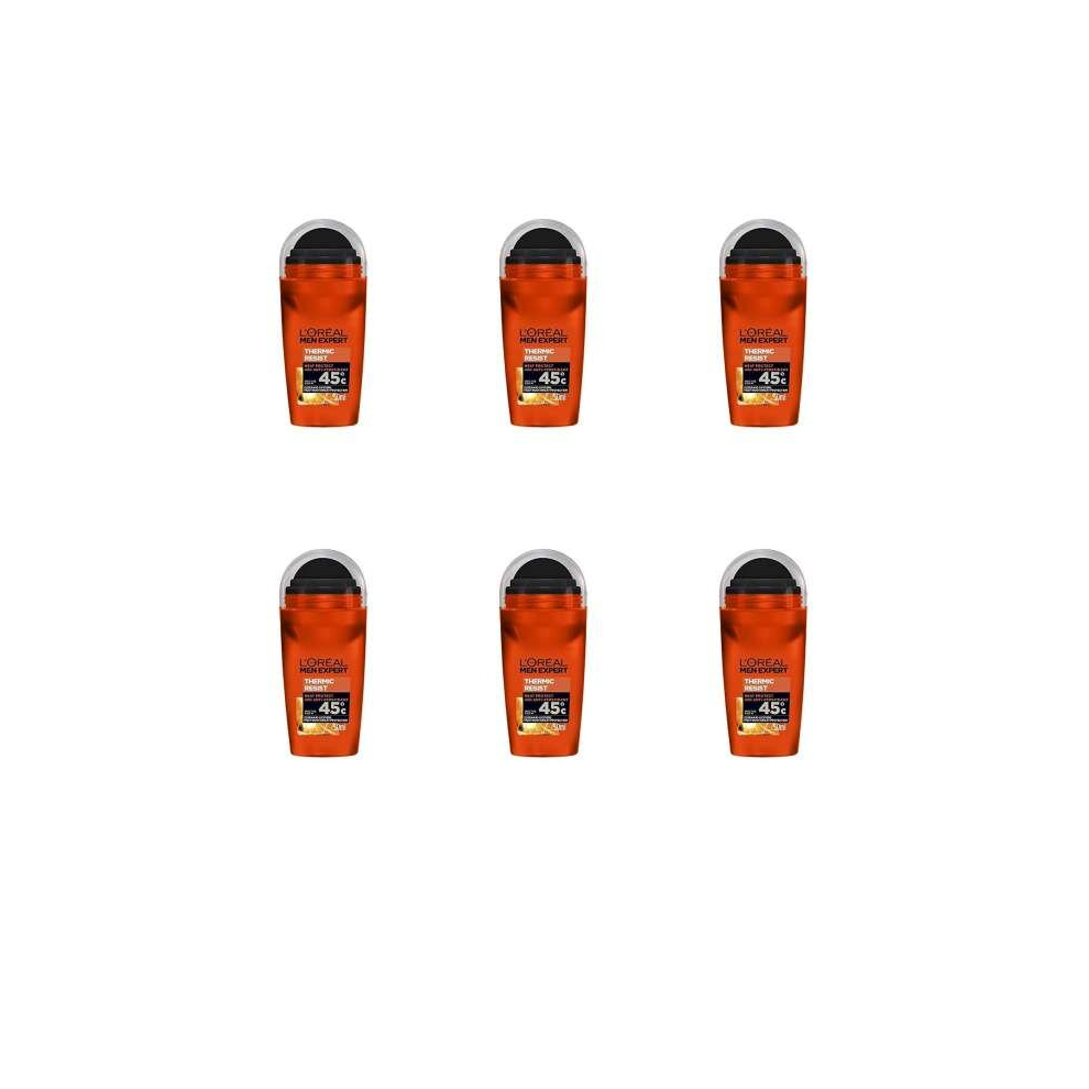 Loreal Paris Men Expert Thermic Resist 48H Roll-On  50ml (Pack of 6)-image-OPC-PDC5CQ5-NEW