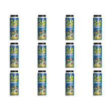 PestShield Flea Killer Powder Crawling Insect Killer Indoor & Outdoor 200g (Pack of 12)