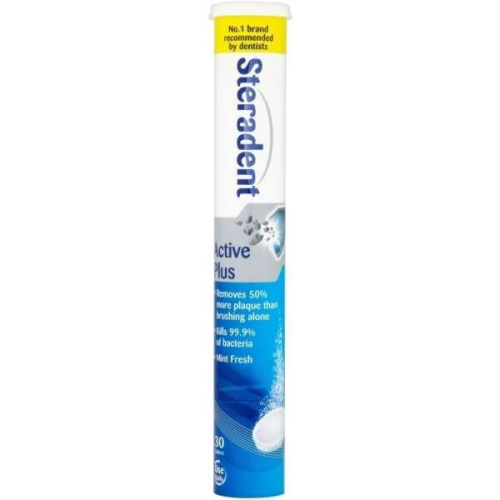Steradent Active Plus, 30 Tablets (Pack of 3) 1
