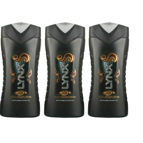 Lynx Dark Temptation, shower gel 250ml (Pack of 3) on OnBuy