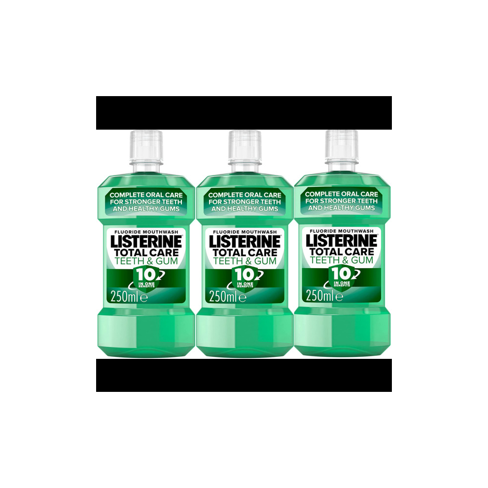 Listerine Teeth & Gum Defence Mouthwash 250ml (Pack of 3)