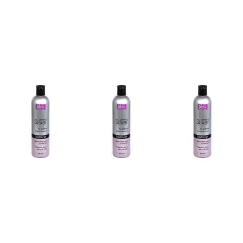 Xpel XHC Xpel Hair Care Shimmer of Silver Conditioner 400ml (Pack of 3)