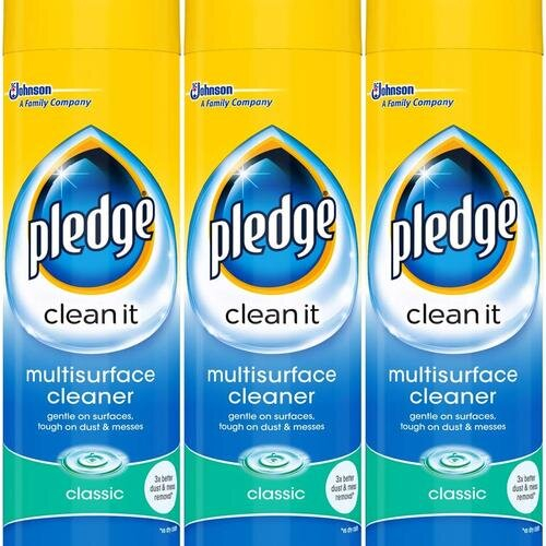 Pledge Multi Surface Classic Cleaner - 250ml (Pack of 3)