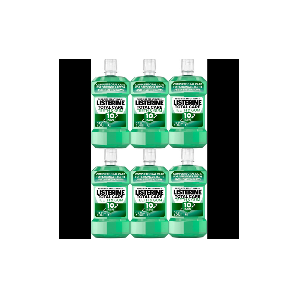 Listerine Teeth & Gum Defence Mouthwash 250ml (Pack of 6)