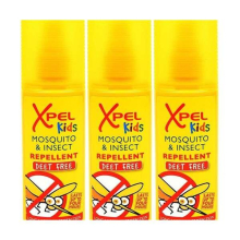 Xpel Kids Mosquito & Insect Repellent 70ml (DEET FREE) Pump Spray (Pack of 3)