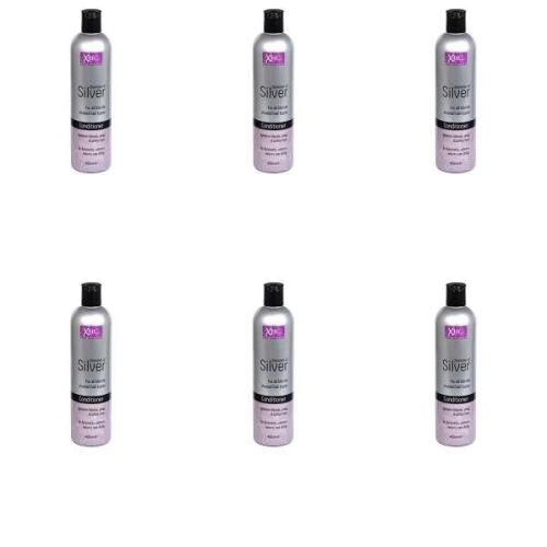 Xpel XHC Xpel Hair Care Shimmer of Silver Conditioner 400ml (Pack of 6)