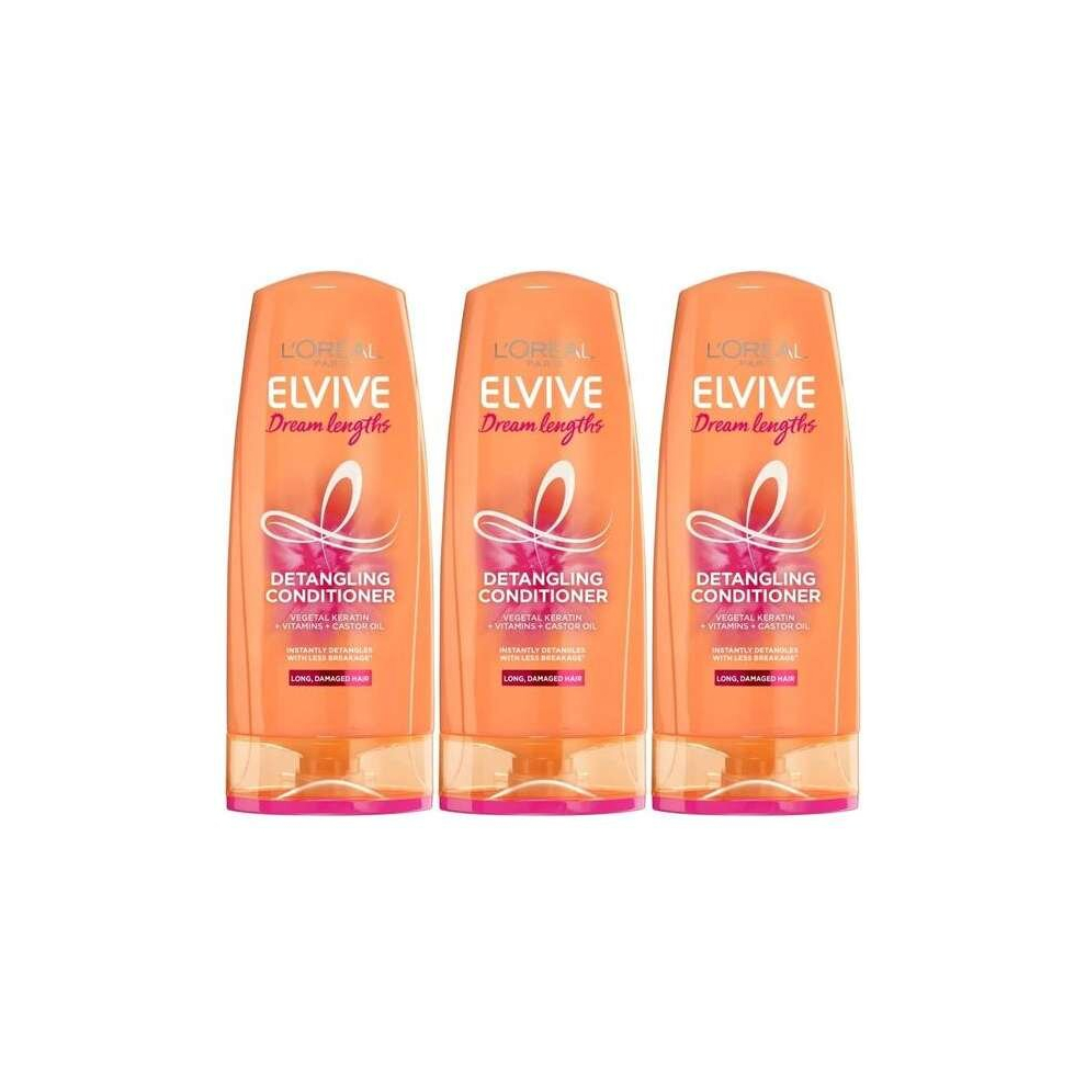 LOreal Paris Elvive Dream Length Super Detangling Conditioner, 250ml (Pack of 3)