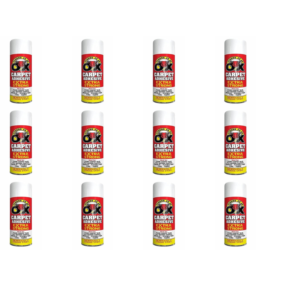 SAAO Extra Strong Carpet Adhesive 500ml    3038 (Pack of 12)