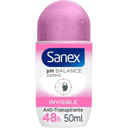 Sanex Sanex Dermo Invisible Roll On Antiperspirant 50ml (Pack of 3) 1