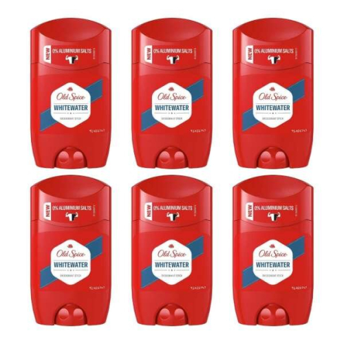 Old Spice Old Spice Whitewater Deodorant Stick, 50ml (Pack of 6)