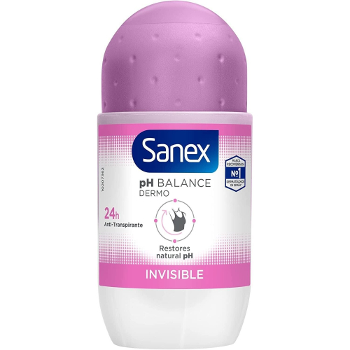 Sanex Sanex Dermo Invisible Roll On Antiperspirant 50ml (Pack of 3) 2