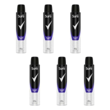 Sure Men Active Dry AntiPerspirant deo for men 48hr 200ml (Pack of 6)