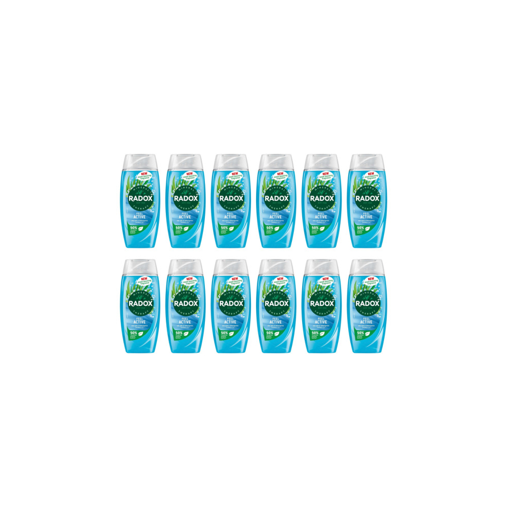 Radox Feel Active Shower Gel 225ml (Pack of 12)