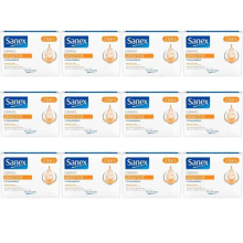 Sanex Dermo Sensitive Bar Soap, (2bars in 1 pack) (Pack of 12)