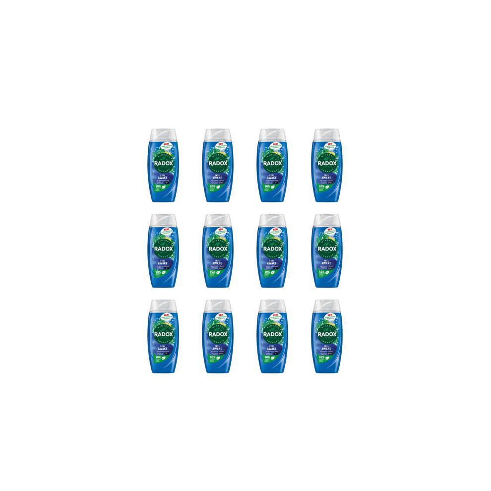 Radox Feel Awake for Men 2in1 Shower Gel 225ml (Pack of 12)