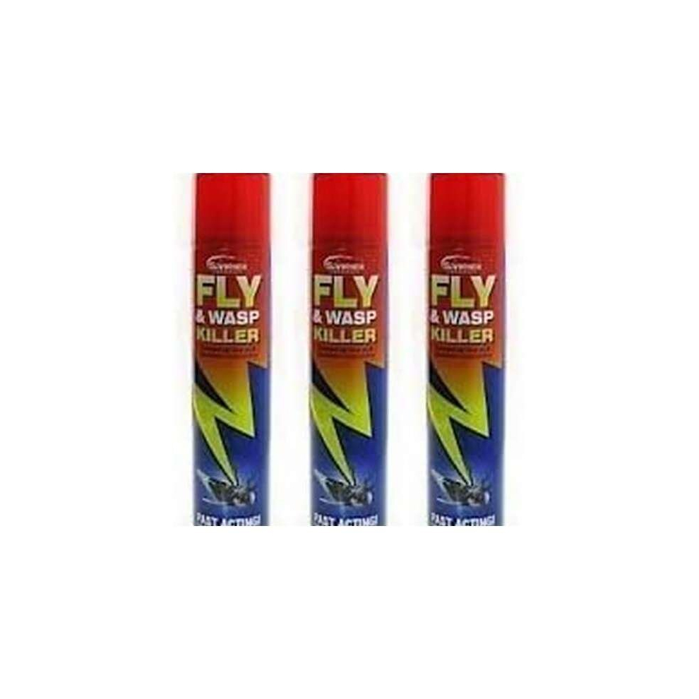 Sanmex Spray Fly and Wasp Killer 300ml (Pack of 3)