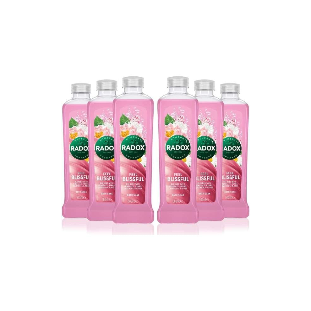 RADOX HERBAL BATH FEEL BLISSFUL 500ML (Pack of 6)
