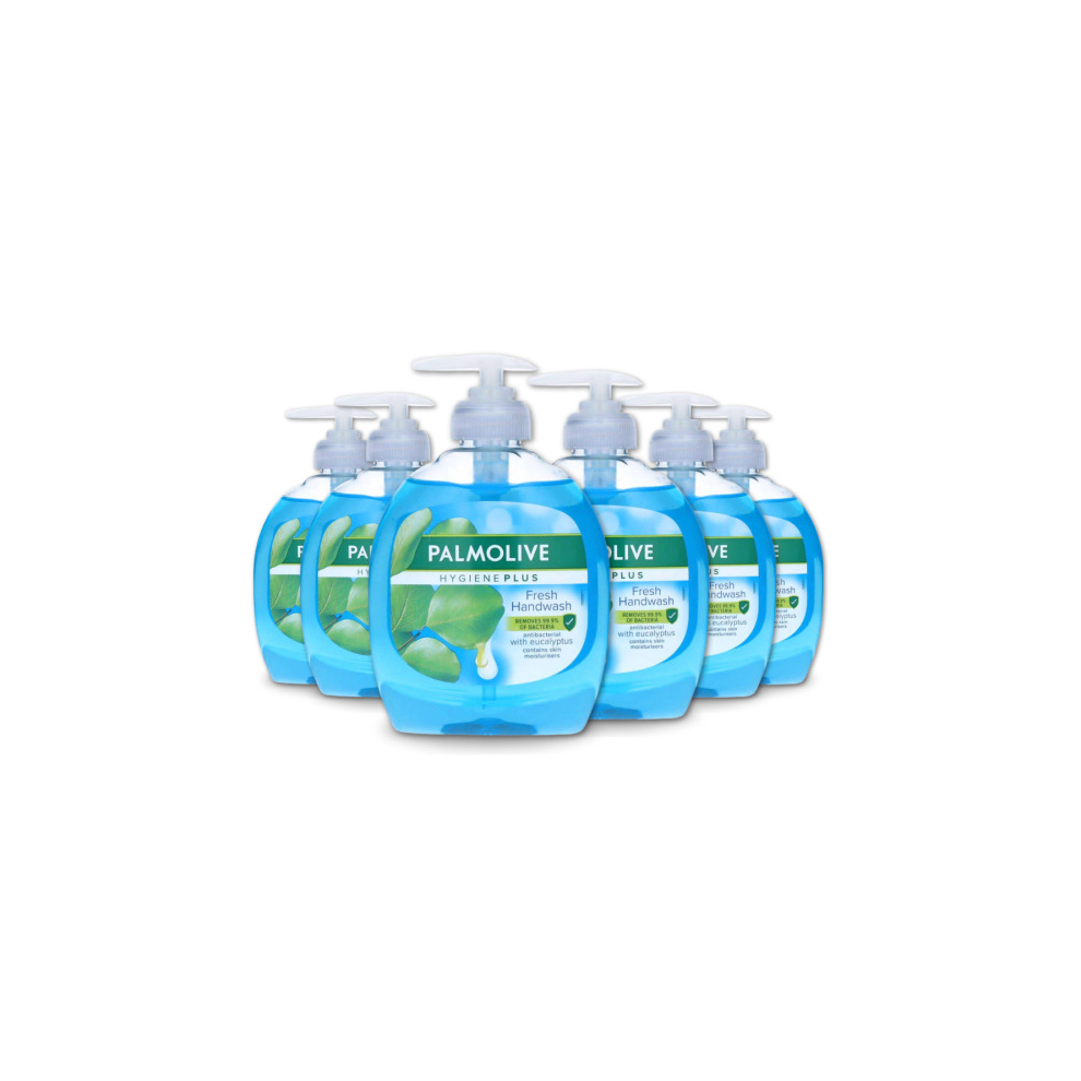 Palmolive Hygiene Plus Fresh Liquid Handwash with Eucalyptus, 300 ml (Pack of 6)