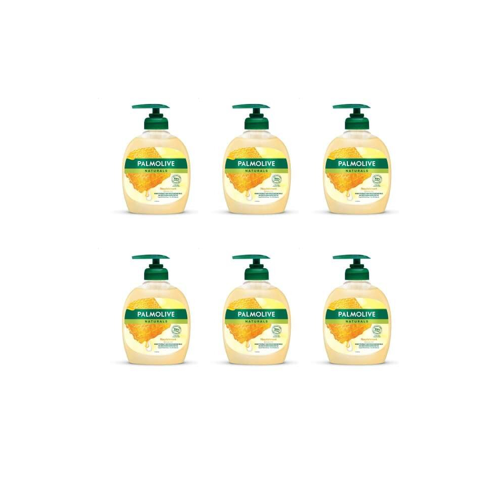 Palmolive Naturals Milk and Honey Liquid Handwash, 300 ml (Pack of 6)